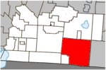 Sutton Quebec location diagram